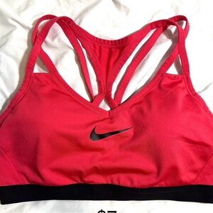 Nike | Indy | 2 Bras Red Nike Sports Bra XL & Yellow Nike Sports Bra L